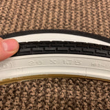 BICYCLE TIRES WHITE WALLS 26 X 1.75 MIDDLE WEIGHT SEARS MURRAY ROADMASTER OTHERS