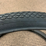 BICYCLE TIRES FIT SCHWINN CORVETTE JAGUAR TYPHOON FLEET 26 X 1-3/4 S-7 NEW BLACK
