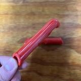 SUNSET ORANGE KRATE HANDLE BAR BRAKE LEVER COVERS FOR SCHWINN STINGRAY BIKES & OTHERS