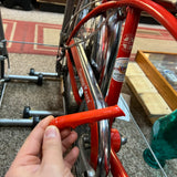 SUNSET ORANGE KRATE HANDLE BAR BRAKE LEVER COVERS FOR SCHWINN STINGRAY BIKES & OTHERS