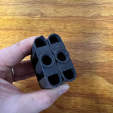 2" X 2" TRICYCLE PEDALS BLACK 3/8" ID FITS ELGIN COLSON MURRAY HUFFY VINTAGE NOS