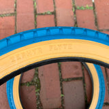 BICYCLE TIRES BLUE 16 X 1.75 CARLISLE USA VINTAGE NOS FIT MANY BIKES