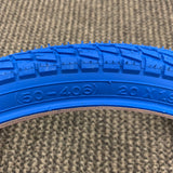 BICYCLE TIRES 20 X 1.95 BLUE WALL FITS OLD SCHOOL BMX GT MONGOOSE SCHWINN & OTHERS