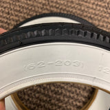 BICYCLE TIRES WHITE WALL 12 X 1/2 X 2-1/4 STREET TREAD
