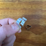 BICYCLE CABLE CLAMPS FITS HUFFY RAIL THE WHEEL SEARS & OTHERS VINTAGE NOS 5/8"