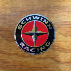 VINTAGE CLASSIC SCHWINN RACING DECAL STICKER FOR CAR REFRIGERATOR NOS