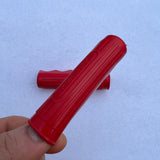 VINTAGE RED TRICYCLE GRIPS 5/8" ID. 3" LONG FITS ELGIN AMF HUFFY COLSON NOS