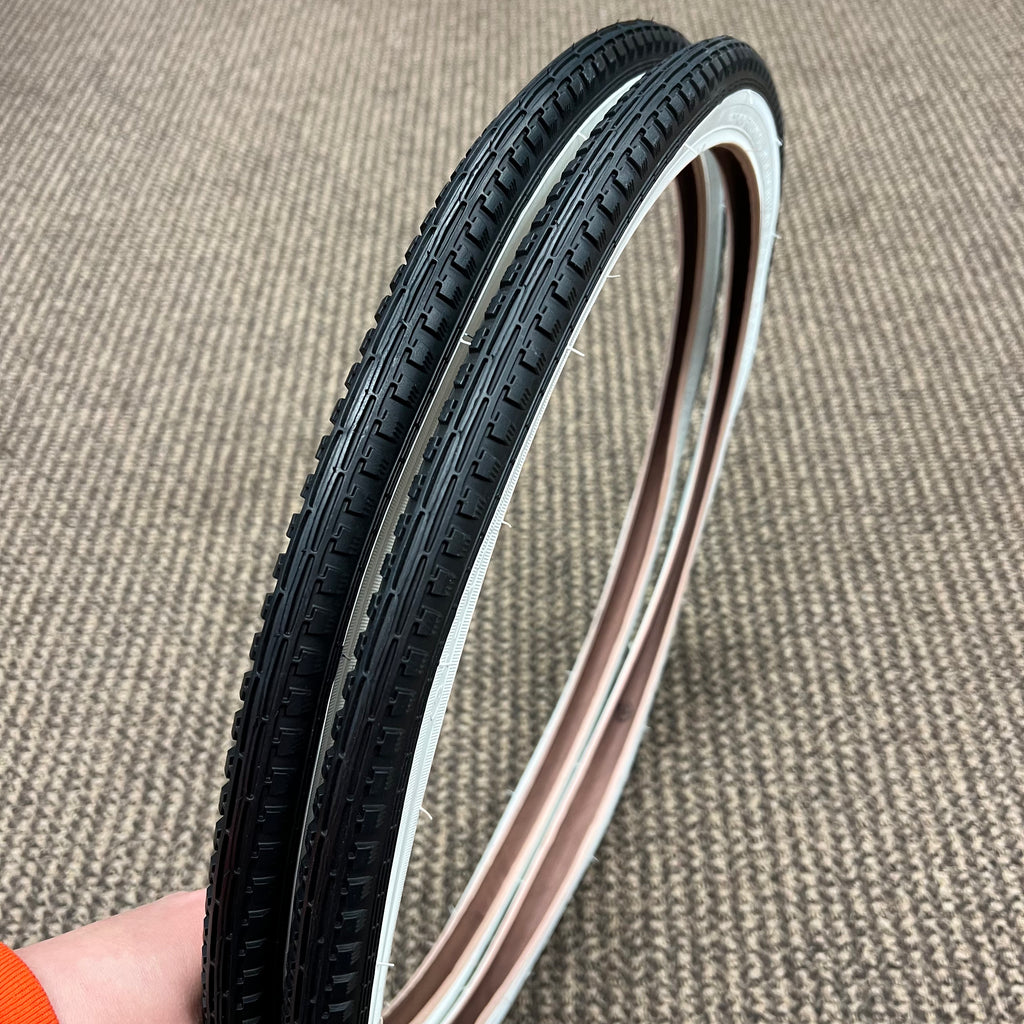 BICYCLE TIRES FITS SCHWINN STING RAY FASTBACK 20 X 1 3 8 WHITE