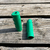 VINTAGE GREEN TRICYCLE GRIPS 3/4" ID 3-1/2" LONG FITS COLSON AMF ELGIN HUFFY NOS