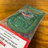 HUFFY BICYCLE SISSY BAR HEAD COVER PAD GREEN GLITTER VINTAGE NOS NEVER USED