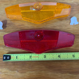 BICYCLE WHEEL REFLECTORS AMBER RED FIT SCHWINN SEARS