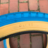 BICYCLE TIRES BLUE 16 X 1.75 CARLISLE USA VINTAGE NOS FIT MANY BIKES