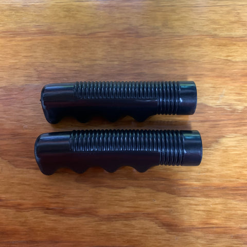 BICYCLE GRIPS VINTAGE STYLE FIT SCHWINN HUFFY SEARS MURRAY OTHERS BLACK NEW