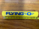 OLD SCHOOL YELLOW FLYING 0 BMX BIKE FRAME TOP TUBE PAD VINTAGE NOS