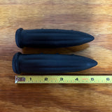 PRE WAR BICYCLE POINTED GRIPS STYLE BLACK FITS DAYTON HIGGINS & OTHERS NEW