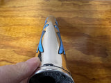 SE RACING BMX INNOVATIONS PAD SET CHROME BLUE & BLACK FITS SE BIKES & OTHERS NEW