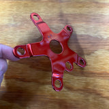 OLD SCHOOL RED BMX CHAINRING 110 BCD SPIDER FITS SUGINO SUNTOUR GT & OTHERS