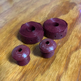 BICYCLE HANDLEBAR TAPES & PLUGS MAROON RED HUNT WILDE FITS SCHWINN & OTHERS NOS