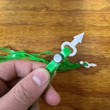 BICYCLE STREAMERS GREEN FITS MANY BIKES SCHWINN SEARS HUFFY AND OTHERS NEW