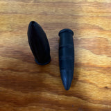 PRE WAR BICYCLE POINTED GRIPS STYLE BLACK FITS DAYTON HIGGINS & OTHERS NEW