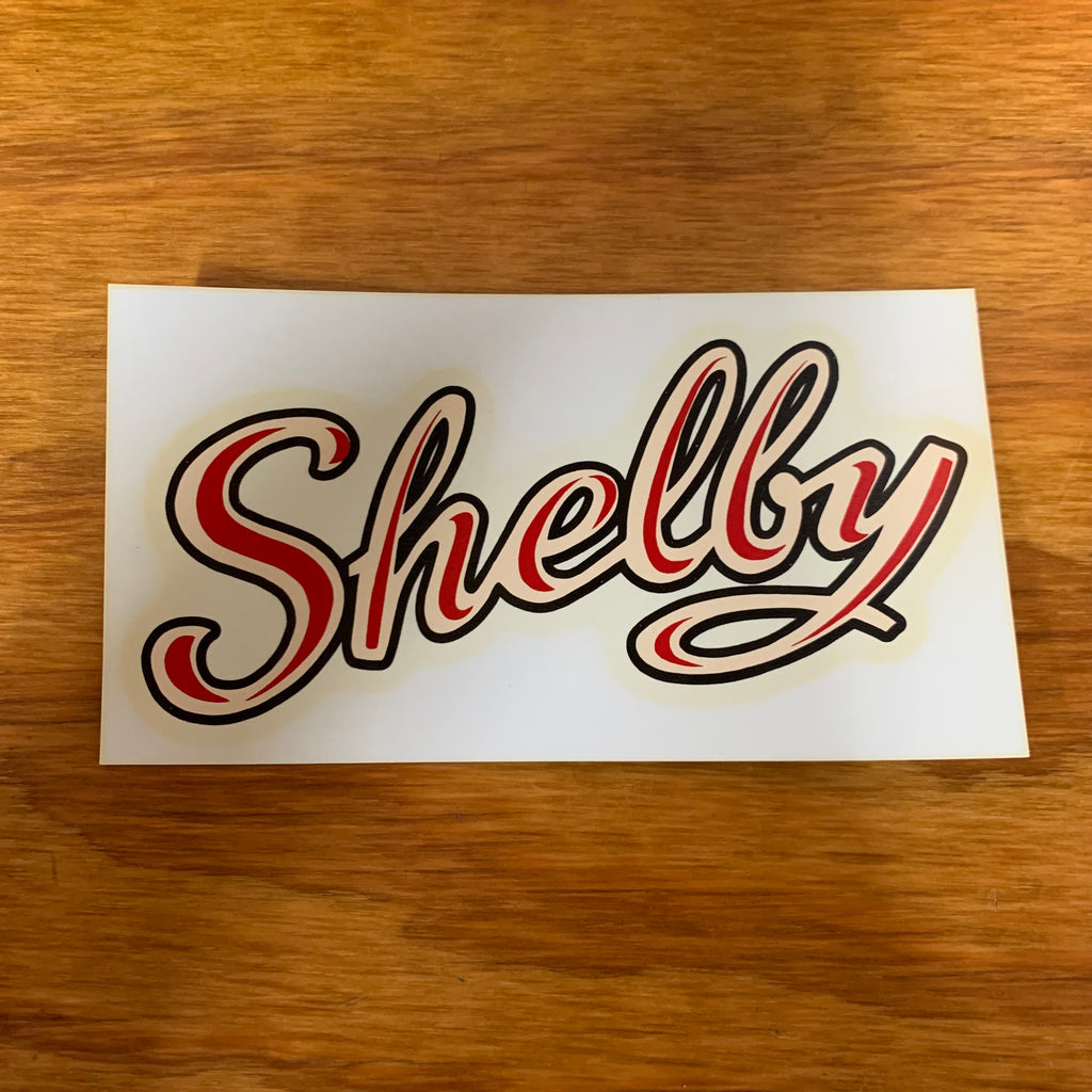 SHELBY BICYCLE AIRFLOW HORN TANK DECAL NEVER USED VINTAGE