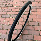 BICYCLE TIRE FIT SCHWINN 24 X 1-3/4 S-7 WHEELS FLEET STARLET WHITE WALL NEW