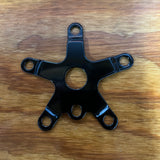OLD SCHOOL BLACK BMX CHAINRING 110 BCD SPIDER STYLE FITS SUGINO SUNTOUR GT & OTHERS