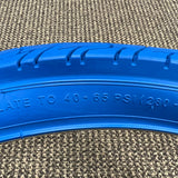 BICYCLE TIRE 26 X 2.125 BLUE FITS SCHWINN CRUISER BALLOON TYPE & OTHERS NEW