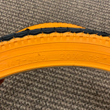 BICYCLE TIRES ORANGE WALL FIT BMX MUSCLE COLUMBIA SEARS MURRAY OTHERS 20 X 1.75"