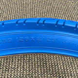 BICYCLE TIRE 26 X 2.125 BLUE FITS SCHWINN CRUISER BALLOON TYPE & OTHERS NEW