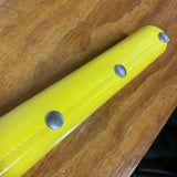 OLD SCHOOL YELLOW FLYING 0 BMX BIKE FRAME TOP TUBE PAD VINTAGE NOS