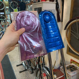 HUFFY BICYCLE SISSY BAR HEAD COVER PAD PURPLE GLITTER VINTAGE NOS NEVER USED