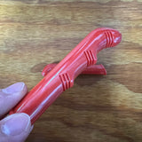 SUNSET ORANGE KRATE HANDLE BAR BRAKE LEVER COVERS FOR SCHWINN STINGRAY BIKES & OTHERS
