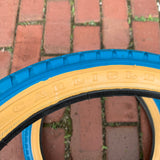 BICYCLE TIRES BLUE 16 X 1.75 CARLISLE USA VINTAGE NOS FIT MANY BIKES