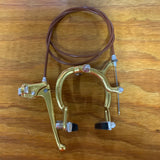 VINTAGE NOS BMX DIA COMPE 1080 REAR BRAKE WITH LEVER ANODIZED GOLD 1983