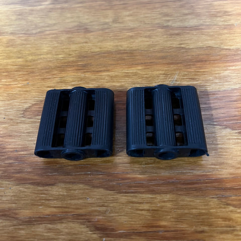 thumbnail image 2 of Vintage Tricycle Pedals – Black, 3/8 ID, 2x2, NOS Fits Elgin Colson Murray Huffy 2 of 5
