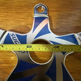OLD SCHOOL BLUE SUGINO BMX 110 BCD SPIDER SUGINO SUNTOUR CHAINRING CHAINWHEEL