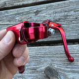 NEW OLD SCHOOL CANDY RED BMX BRAKE LEVERS FOR COOK BROS JMC REDLINE MONGOOSE NOS