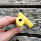 VINTAGE YELLOW TRICYCLE GRIPS 3/4" ID, 3-1/2" LONG FITS COLSON AMF ELGIN HUFFY NOS