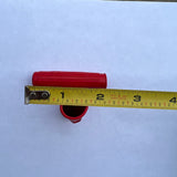 VINTAGE RED TRICYCLE GRIPS 5/8" ID. 3" LONG FITS ELGIN AMF HUFFY COLSON NOS