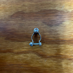 VINTAGE CHAIN STAY CABLE GUIDE STOP FOR ROAD BIKES CLAMP-ON NOS