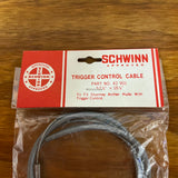 SCHWINN APPROVED TRIGGER CONTROL CABLE NO 42901 VINTAGE NOS