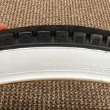 BICYCLE TIRE 26 X 2.125 GOOD YEAR TREAD WHITE WALL FITS SCHWINN & OTHERS NEW