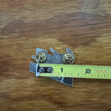 CUSHMAN LAPEL DEALER PIN OLDER WITH STEEL METAL BRASS NOS VINTAGE BLUE