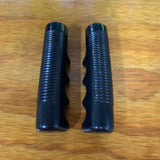 BICYCLE GRIPS VINTAGE STYLE FIT SCHWINN HUFFY SEARS MURRAY OTHERS BLACK NEW