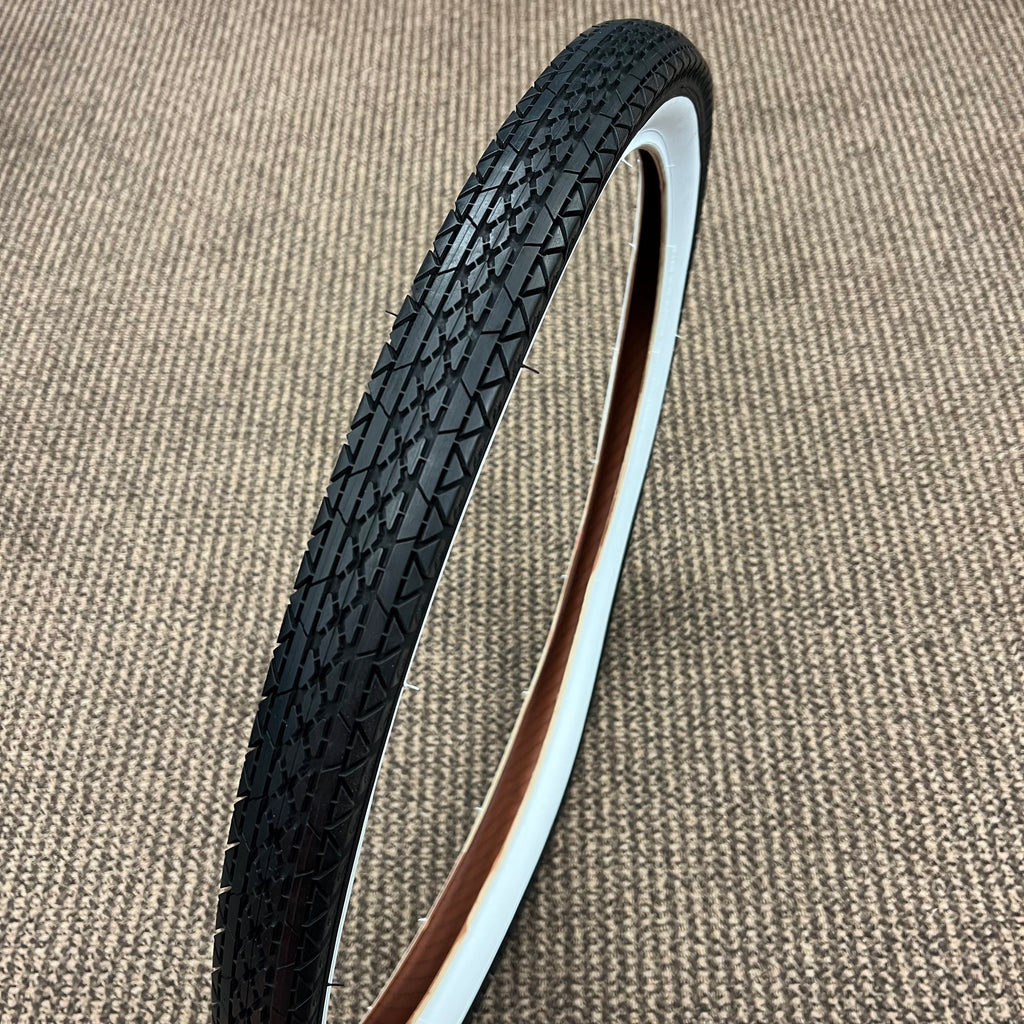 BICYCLE TIRE 26 X 2.125 GOOD YEAR TREAD WHITE WALL FITS SCHWINN & OTHERS NEW