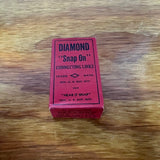 DIAMOND "SNAP ON" CONNECTING LINKS TRADE - MARK "HEAR IT SNAP" BOX ONLY