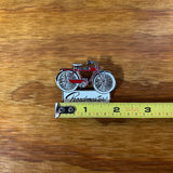 ROADMASTER LAPEL PIN VINTAGE BICYCLE STEEL METAL BRASS NOS
