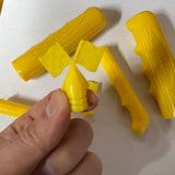 HUNT-WILDE SCHWINN STINGRAY LEMON PEELER GRIPS / LEVER COVERS / FLAG VALVE CAPS