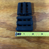 2" X 2" TRICYCLE PEDALS BLACK 3/8" ID FITS ELGIN COLSON MURRAY HUFFY VINTAGE NOS